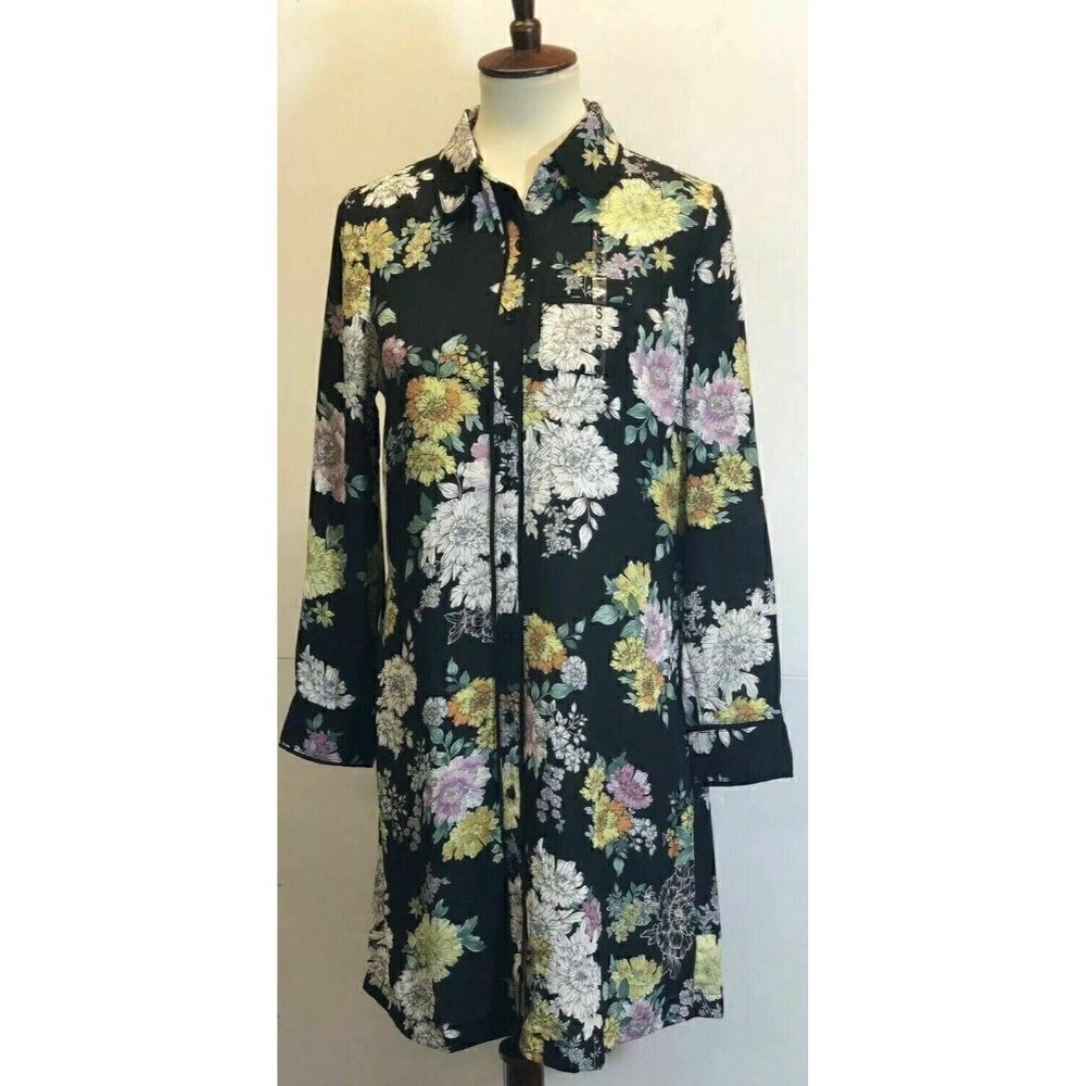 Maison Jules Womens Multicolor Floral-Dress S - Picture 11 of 12